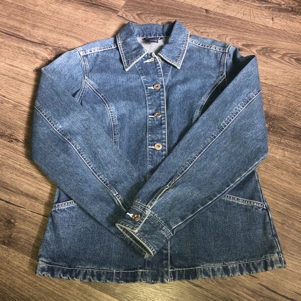VTG Ann Taylor Jean Denim Jacket XS